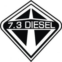 7.3 Diesel Fuel Signs Logo Vinyl Graphics Decal  
