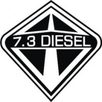 7.3 Diesel Fuel Signs Logo Vinyl Graphics Decal 