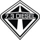7.3 Diesel Fuel Signs Logo Vinyl Graphics Decal 