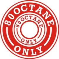 80 Octane Only Fuel Aircraft Placards logo 