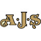 A.J.S Tank Motorcycle Logo,Vinyl,Graphics,Decal  