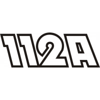 Aero Commander 112A Aircraft Logo Decal 
