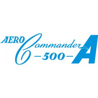 Aero Commander 500A Aircraft Logo 