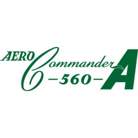 Aero Commander 560A Aircraft Logo  