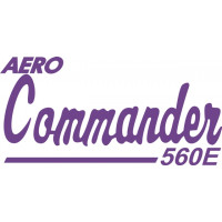 Aero Commander 560E Aircraft Logo 