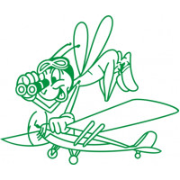 Aeronca Grasshopper Aircraft Logo  
