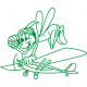 Aeronca Grasshopper decals