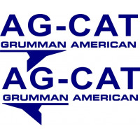 AG-CAT Grumman American Aircraft Vinyl ,Decal