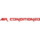 Air Conditioned Aircraft Extra Placard decals