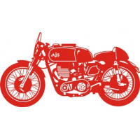 AJS 1955 Motorcycle Decal 