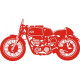 AJS 1955 Motorcycle Decal 