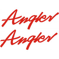 Angler Boat decals