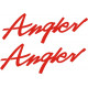 Angler Boat decals