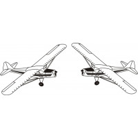 Auster Airplane Aircraft Logo 