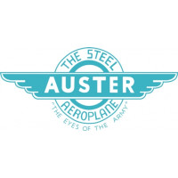 Auster The Steel Aeroplane Aircraft Logo 
