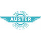 Auster The Steel Aeroplane Aircraft Logo 