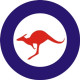 Australia Military Kangaroo Insignia Roundel decals