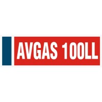 AVGAS 100LL Aircraft Fuel Placards