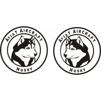 Aviat Husky Rudder Aircraft decal