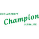 Avid Aircraft Champion Ultralite decal