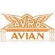 Avro Avian Aircraft decals