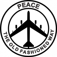 B-52 Peace Old Fashioned Way decal 