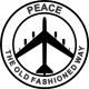 B-52 Peace Old Fashioned Way decal 