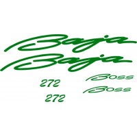 Baja 272 Boss Boat Die-cut Logo Decals