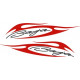 Baja Flame Boat decals 