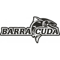 Barracuda Fish Logo Decals