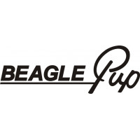 Beagle Pup Aircraft Logo,Vinyl Graphics Decal 