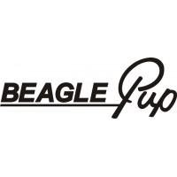 Beagle Pup Aircraft Vinyl Graphics Decal 