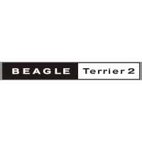 Beagle Terrier 2 Aircraft Logo,Vinyl Decal 
