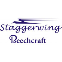 Beech Staggerwing Aircraft Logo Vinyl Graphics  