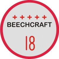 Beechcraft 18 Aircraft Yoke Logo Decal 