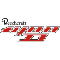 Beechcraft 1900 D Super King Aircraft Logo Decal 