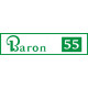 Beechcraft Baron 55 Aircraft Logo Decals