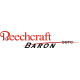 Beechcraft Baron 56TC Aircraft decals