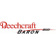 Beechcraft Baron B55 Aircraft Logo  