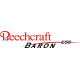 Beechcraft Baron E55 Aircraft decals