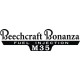 Beechcraft Bonanza M35 Fuel Injection Aircraft Logo