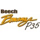 Beechcraft Bonanza P35 Aircraft Logo Decals