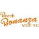 Beechcraft Bonanza V35-TC Aircraft decals 