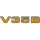 Beechcraft Bonanza V35B Aircraft Logo,Script
