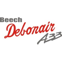 Beechcraft Debonair A33 Aircraft Vinyl Decals