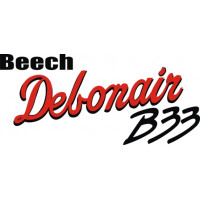 Beechcraft Debonair B33 Aircraft Logo 