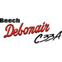 Beechcraft Debonair C33A Aircraft decals