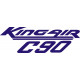 Beechcraft King Air C90 Aircraft Decal, Vinyl Graphics  