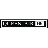 Beechcraft Queen Air 65 Aircraft Placard decals