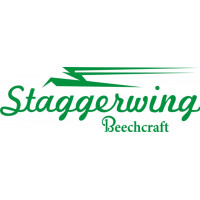 Beechcraft Staggerwing Aircraft Logo Vinyl Graphics  
